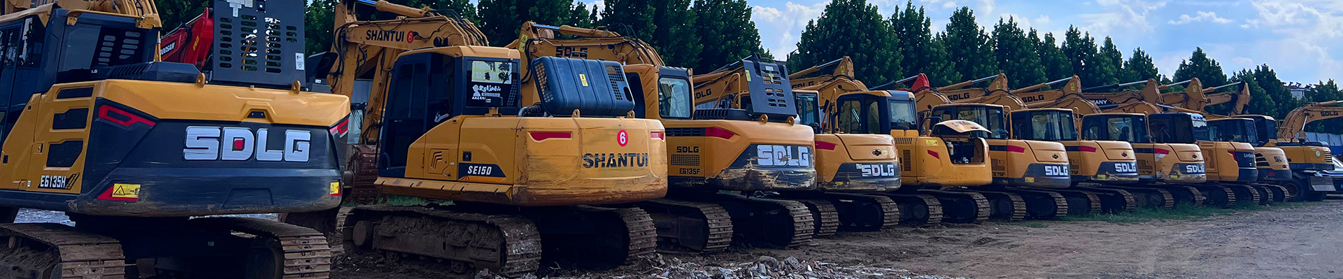 used excavator